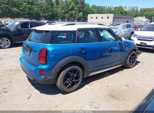 WMZ83BR04P3R06072 2023 MINI COUNTRYMAN Light Blue Вид задньої частини салону