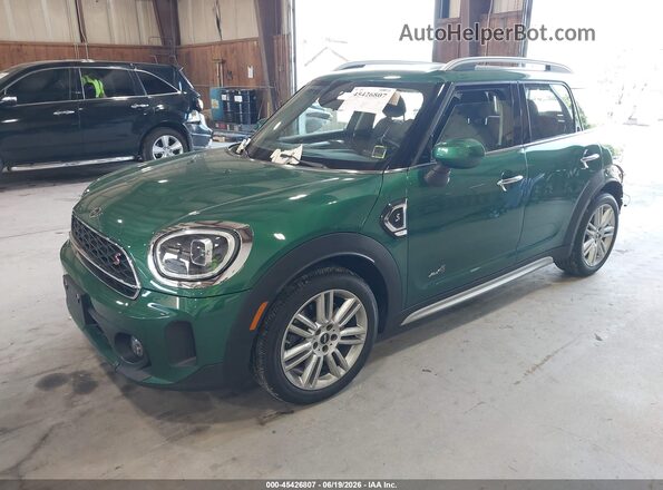 WMZ83BR05P3P81955 2023 MINI COUNTRYMAN Green წინა მარცხენა ხედი სამი მეოთხედიდან