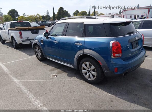 WMZYS7C35H3E07143 2017 MINI COUNTRYMAN Blue Trasero izquierdo