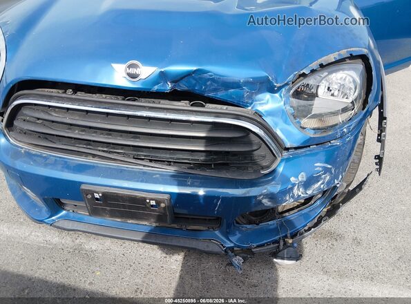 WMZYS7C35H3E07143 2017 MINI COUNTRYMAN Blue Vista frontal