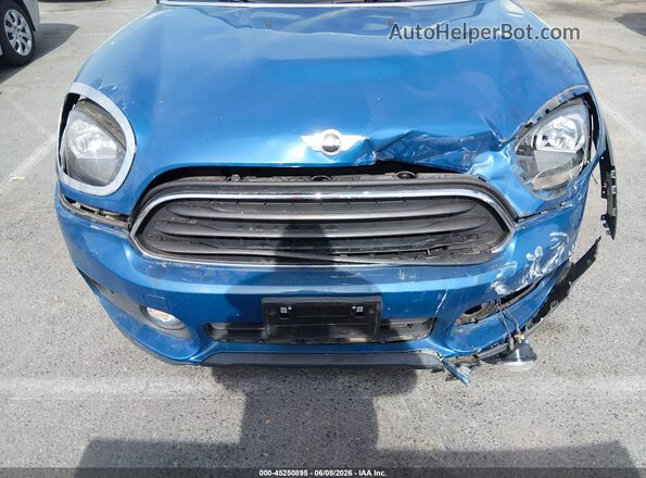 WMZYS7C35H3E07143 2017 MINI COUNTRYMAN Blue Vista del cuadro de instrumentos