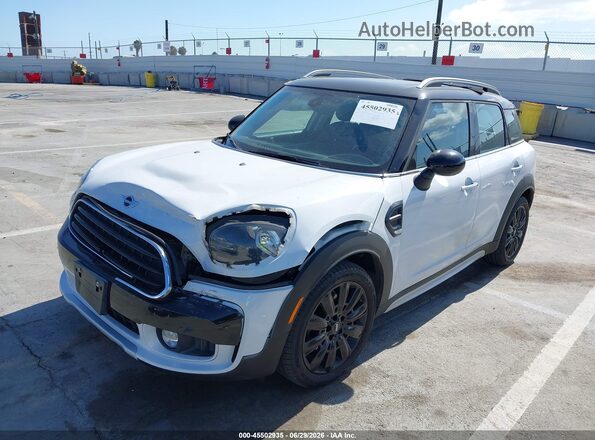 WMZYS7C39J3E07443 2018 MINI COUNTRYMAN Белый Передняя левая четверть