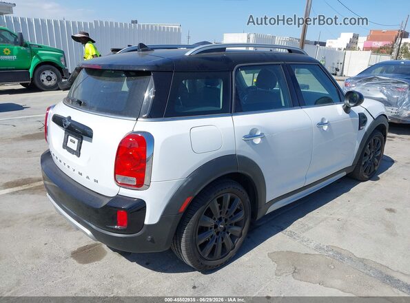 WMZYS7C39J3E07443 2018 MINI COUNTRYMAN Белый Задняя правая четверть