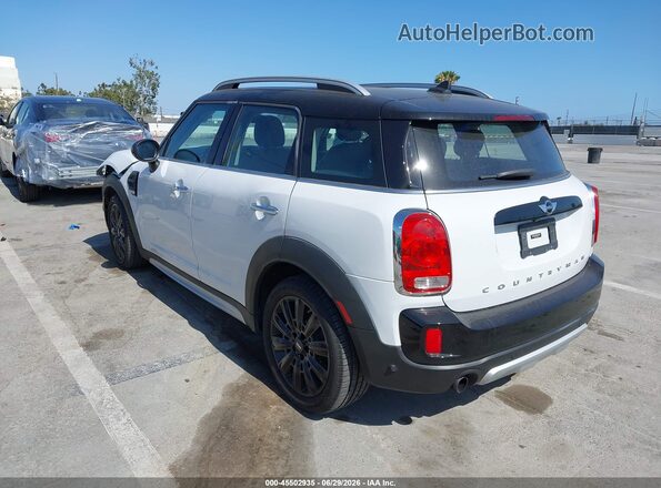 WMZYS7C39J3E07443 2018 MINI COUNTRYMAN Белый Задняя левая четверть