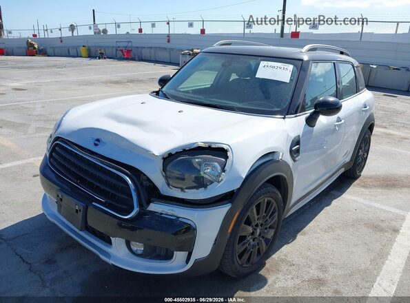 WMZYS7C39J3E07443 2018 MINI COUNTRYMAN Белый Вид спереди
