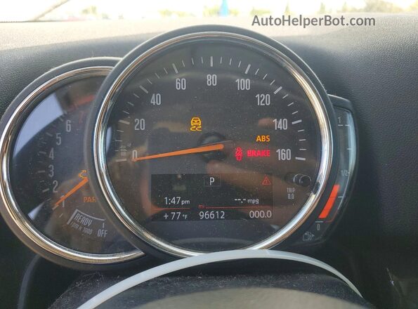 WMZYS7C3XJ3E08505 2018 MINI COOPER White Սարքավորումների վահանակի տեսք