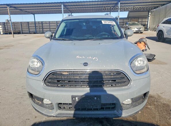 WMZYS7C55K3F45158 2019 MINI COOPER Gray Front view