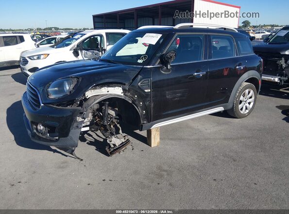 WMZYS7C58K3F46160 2019 MINI COUNTRYMAN Black Առջևի ձախ երեք քառորդ տեսարան
