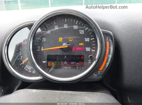 WMZYS7C5XK3F45561 2019 MINI COUNTRYMAN Red Vista de los asientos traseros