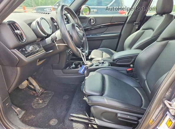 WMZYT3C53K3E96581 2019 MINI COOPER Gray Widok wnętrza z przodu