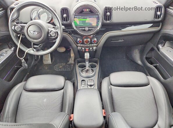 WMZYT3C53K3E96581 2019 MINI COOPER Gray Widok deski rozdzielczej