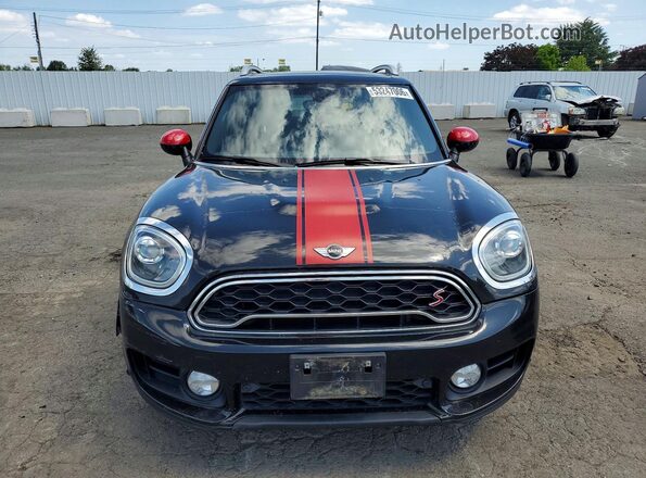 WMZYT5C32J3D83035 2018 MINI COOPER Black Front view