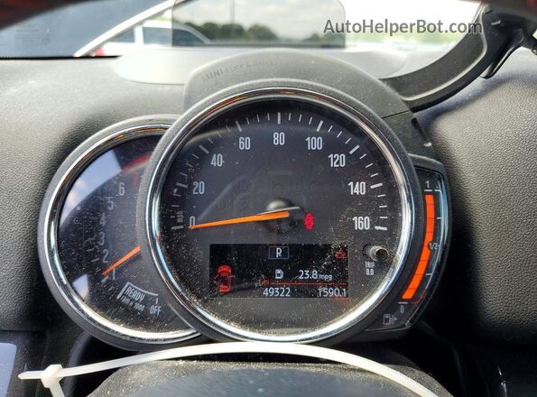 WMZYT5C32J3D83035 2018 MINI COOPER Black Instrument cluster view