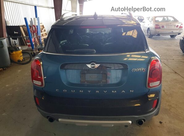 WMZYT5C34H3D80485 2017 MINI COOPER Blue Widok z tyłu