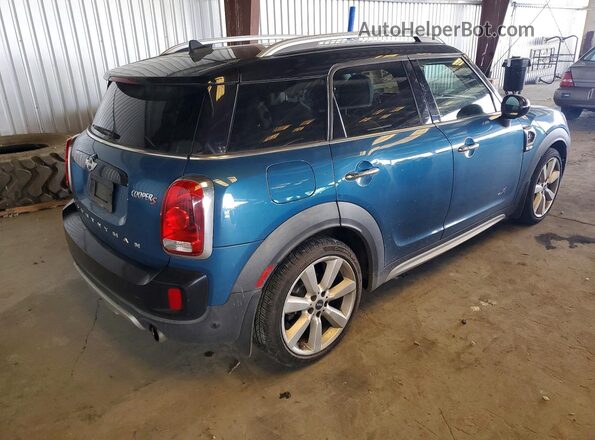 WMZYT5C34H3D80485 2017 MINI COOPER Blue Tył prawy