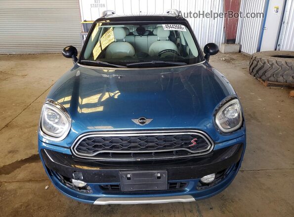 WMZYT5C34H3D80485 2017 MINI COOPER Blue Widok z przodu