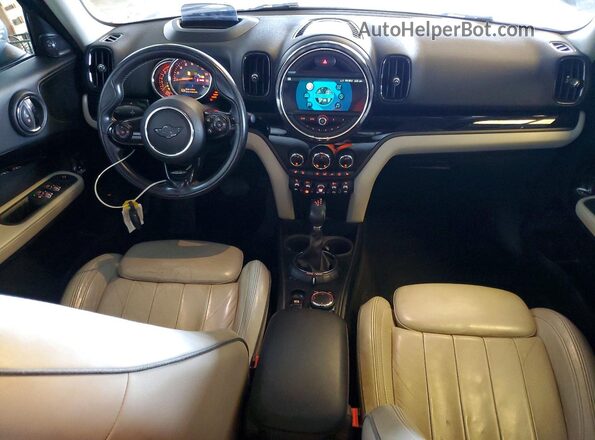 WMZYT5C34H3D80485 2017 MINI COOPER Blue Widok deski rozdzielczej