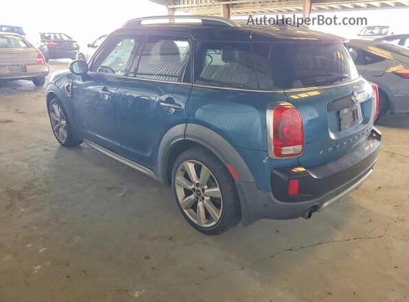 WMZYT5C34H3D80485 2017 MINI COOPER Blue Tył lewy