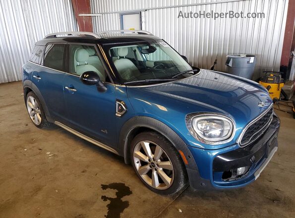 WMZYT5C34H3D80485 2017 MINI COOPER Blue Przód prawy