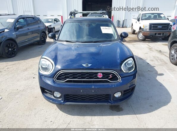 WMZYT5C34J3E60486 2018 MINI COUNTRYMAN Синий Вид щитка приборов