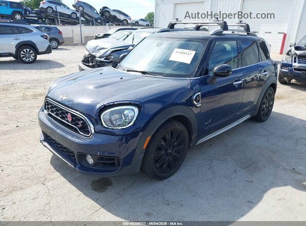 WMZYT5C34J3E60486 2018 MINI COUNTRYMAN Синий Передняя левая четверть