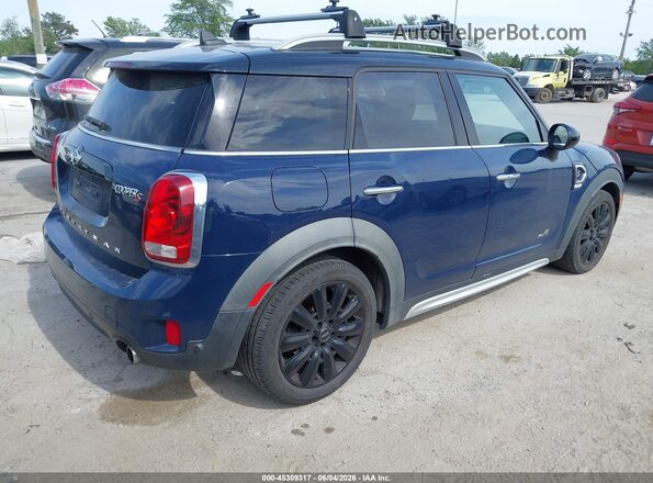 WMZYT5C34J3E60486 2018 MINI COUNTRYMAN Синий Задняя правая четверть