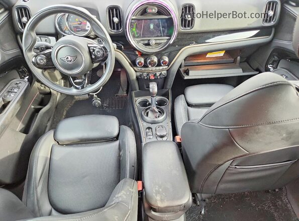 WMZYT5C51K3G92059 2019 MINI COOPER White Widok deski rozdzielczej