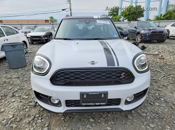 WMZYT5C51K3G92059 2019 MINI COOPER White Widok z przodu
