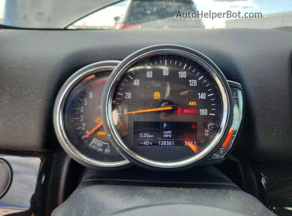 WMZYT5C54K3E64783 2019 MINI COOPER Gray Вид щитка приладів