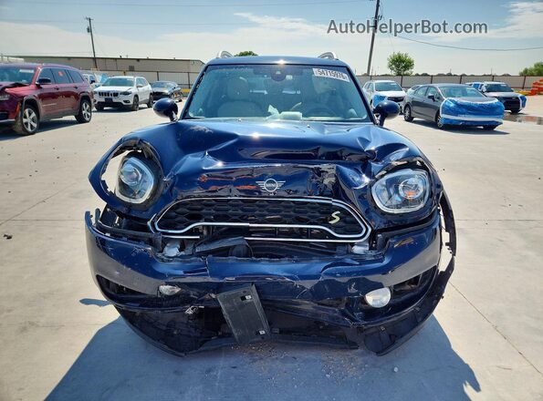 WMZYU7C53K3F93512 2019 MINI COOPER Blue Դիմացի տեսք