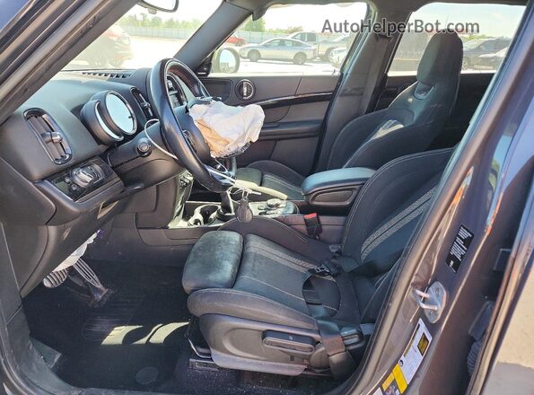 WMZYU7C57K3F93917 2019 MINI COOPER Gray წინა სალონის ხედი
