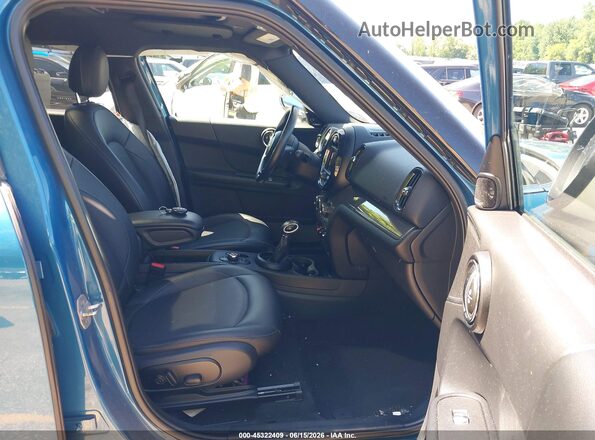 WMZYV5C32J3E03598 2018 MINI COUNTRYMAN Blue წინა სალონის ხედი