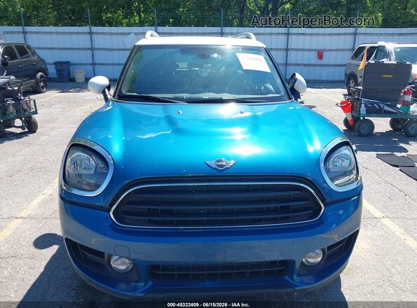WMZYV5C32J3E03598 2018 MINI COUNTRYMAN Blue ხელსაწყოთა პანელის ხედი