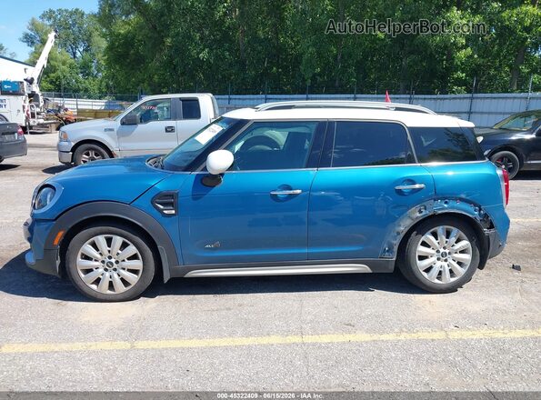 WMZYV5C32J3E03598 2018 MINI COUNTRYMAN Blue სალონის 360-გრადუსიანი ხედი
