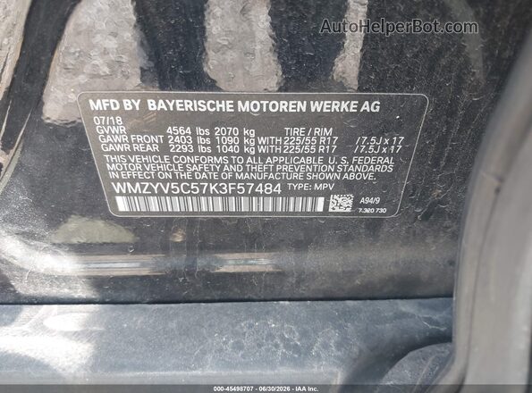 WMZYV5C57K3F57484 2019 MINI COUNTRYMAN Black Շարժիչի բաժամունքի տեսք