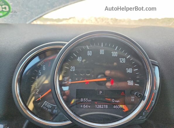WMZYV5C5XK3F57379 2019 MINI COOPER Silver Vista del cuadro de instrumentos