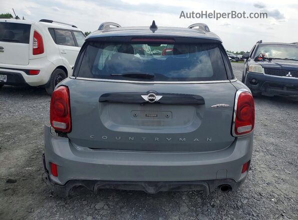 WMZYV9C36J3B92123 2018 MINI COOPER Gray Vista trasera