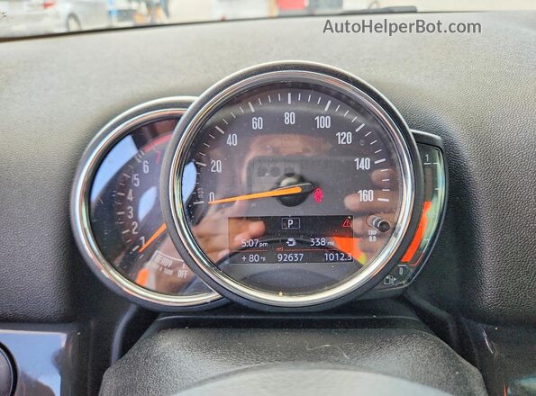 WMZYW7C00L3L64895 2020 MINI COOPER Black Vista del cuadro de instrumentos