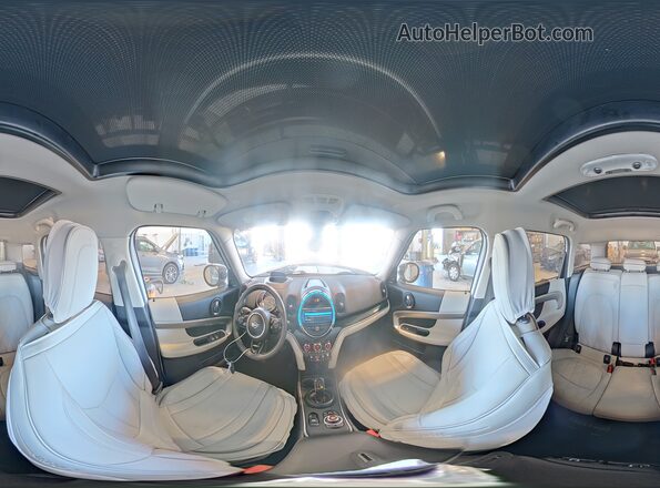 WMZYW7C09L3L41356 2020 MINI COOPER White Панорамний вид салону 360°