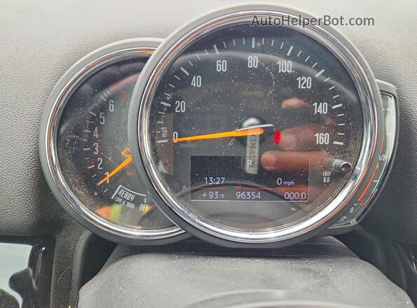 WMZYX1C09L3L54957 2020 MINI COOPER Gray Instrument cluster view