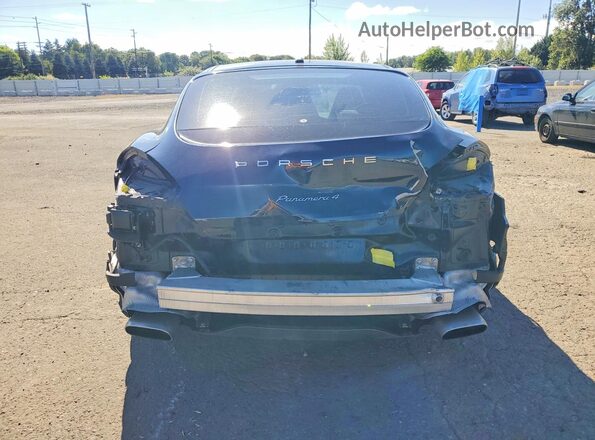 WP0AA2A71GL000994 2016 PORSCHE PANAMERA Blue Հետևի տեսք