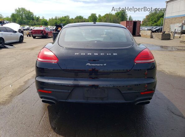 WP0AA2A72GL000969 2016 PORSCHE PANAMERA Black Widok z tyłu