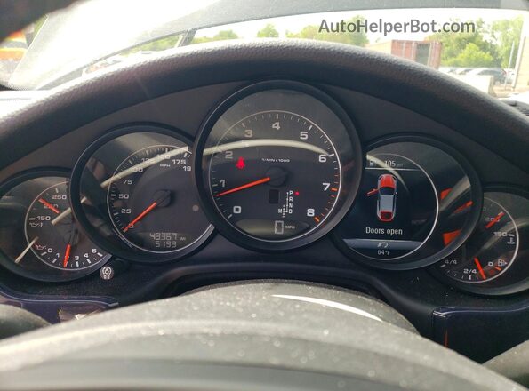 WP0AA2A72GL000969 2016 PORSCHE PANAMERA Black Widok zestawu wskaźników