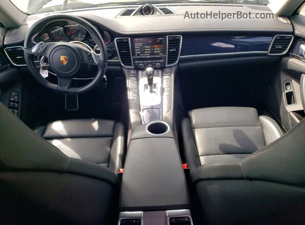WP0AA2A72GL000969 2016 PORSCHE PANAMERA Black Widok deski rozdzielczej