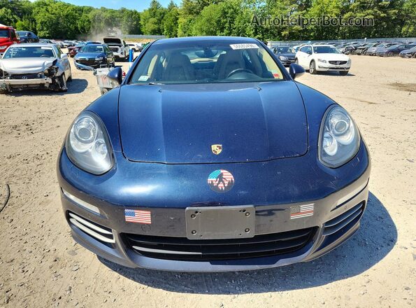 WP0AA2A72GL003550 2016 PORSCHE PANAMERA Blue Front view