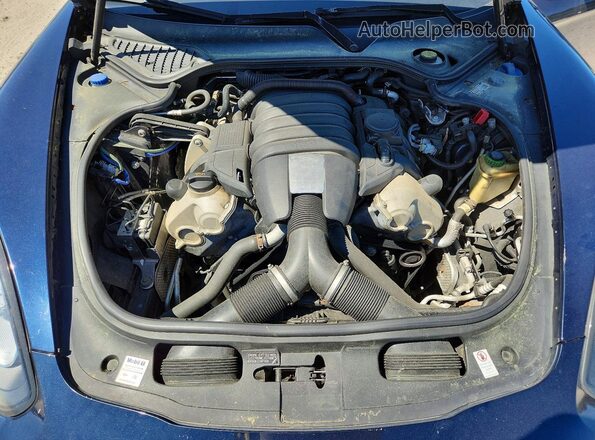 WP0AA2A72GL003550 2016 PORSCHE PANAMERA Blue Rear interior view