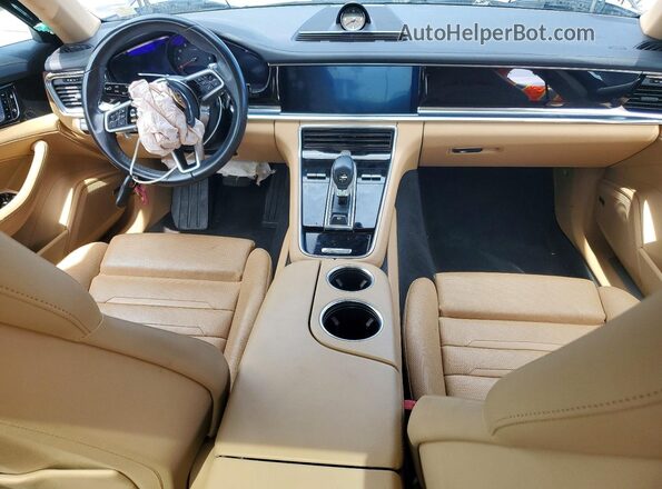 WP0AA2A72LL103710 2020 PORSCHE PANAMERA Blue Առջևի վահանակի տեսք