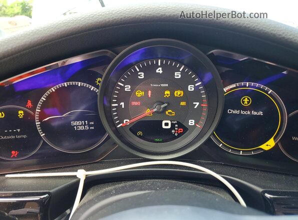 WP0AA2A72LL103710 2020 PORSCHE PANAMERA Blue Սարքավորումների վահանակի տեսք