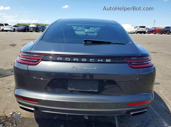 WP0AA2A73JL100814 2018 PORSCHE PANAMERA Gray უკანა ხედი