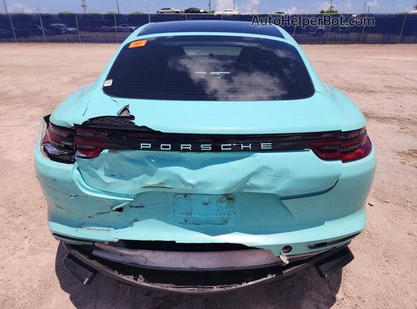 WP0AA2A73JL103504 2018 PORSCHE PANAMERA Turquoise Հետևի տեսք